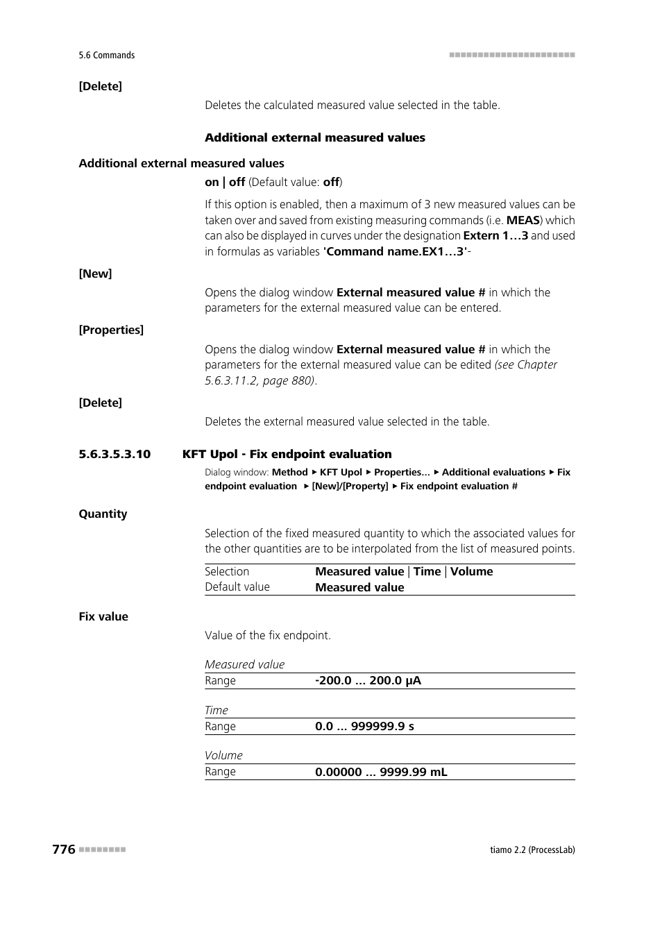 10 kft upol - fix endpoint evaluation | Metrohm tiamo 2.2 (ProcessLab) User Manual | Page 792 / 1644