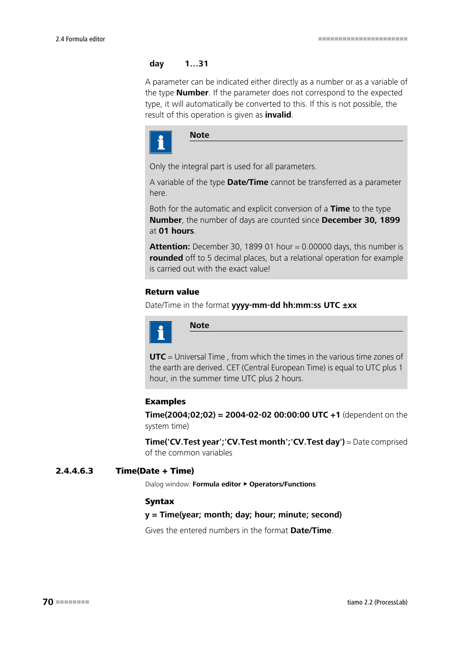3 time(date + time), Time(date+time) | Metrohm tiamo 2.2 (ProcessLab) User Manual | Page 86 / 1644