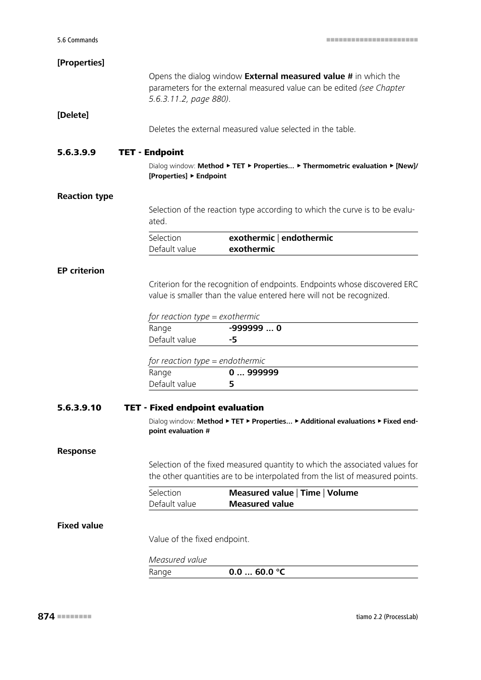 9 tet - endpoint, 10 tet - fixed endpoint evaluation | Metrohm tiamo 2.2 (ProcessLab) User Manual | Page 890 / 1644