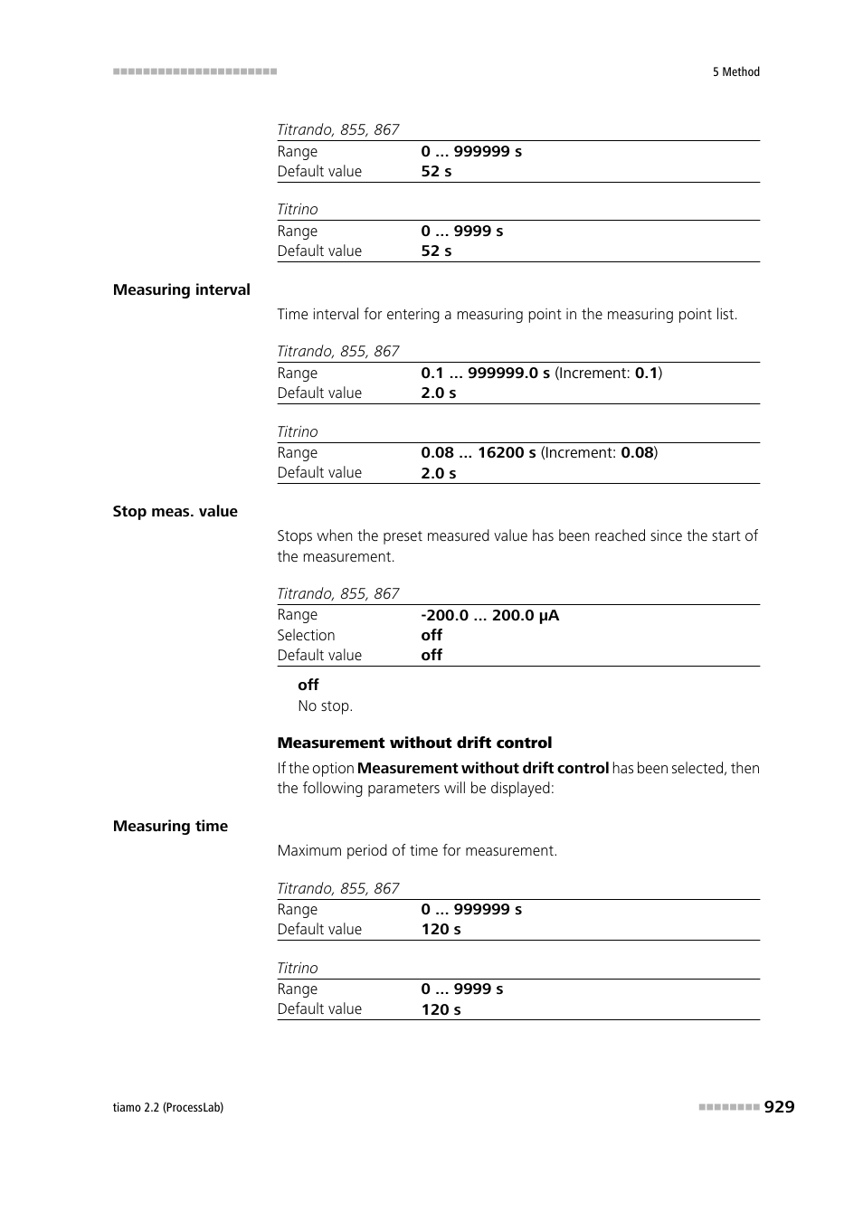 Metrohm tiamo 2.2 (ProcessLab) User Manual | Page 945 / 1644