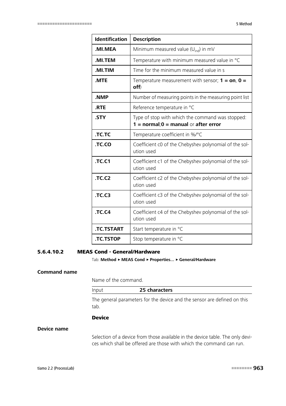 2 meas cond - general/hardware, General/hardware | Metrohm tiamo 2.2 (ProcessLab) User Manual | Page 979 / 1644