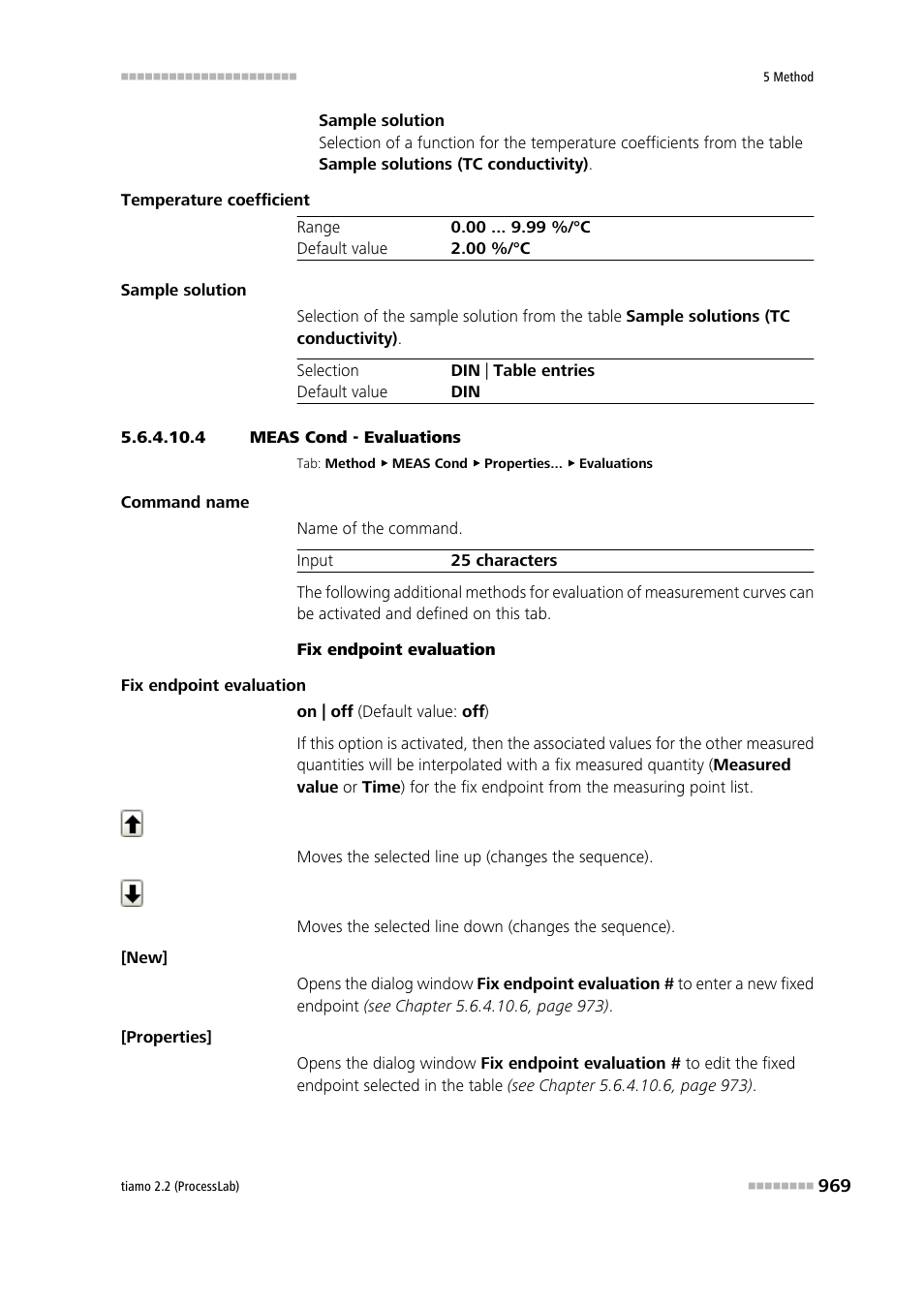 4 meas cond - evaluations, Evaluations | Metrohm tiamo 2.2 (ProcessLab) User Manual | Page 985 / 1644