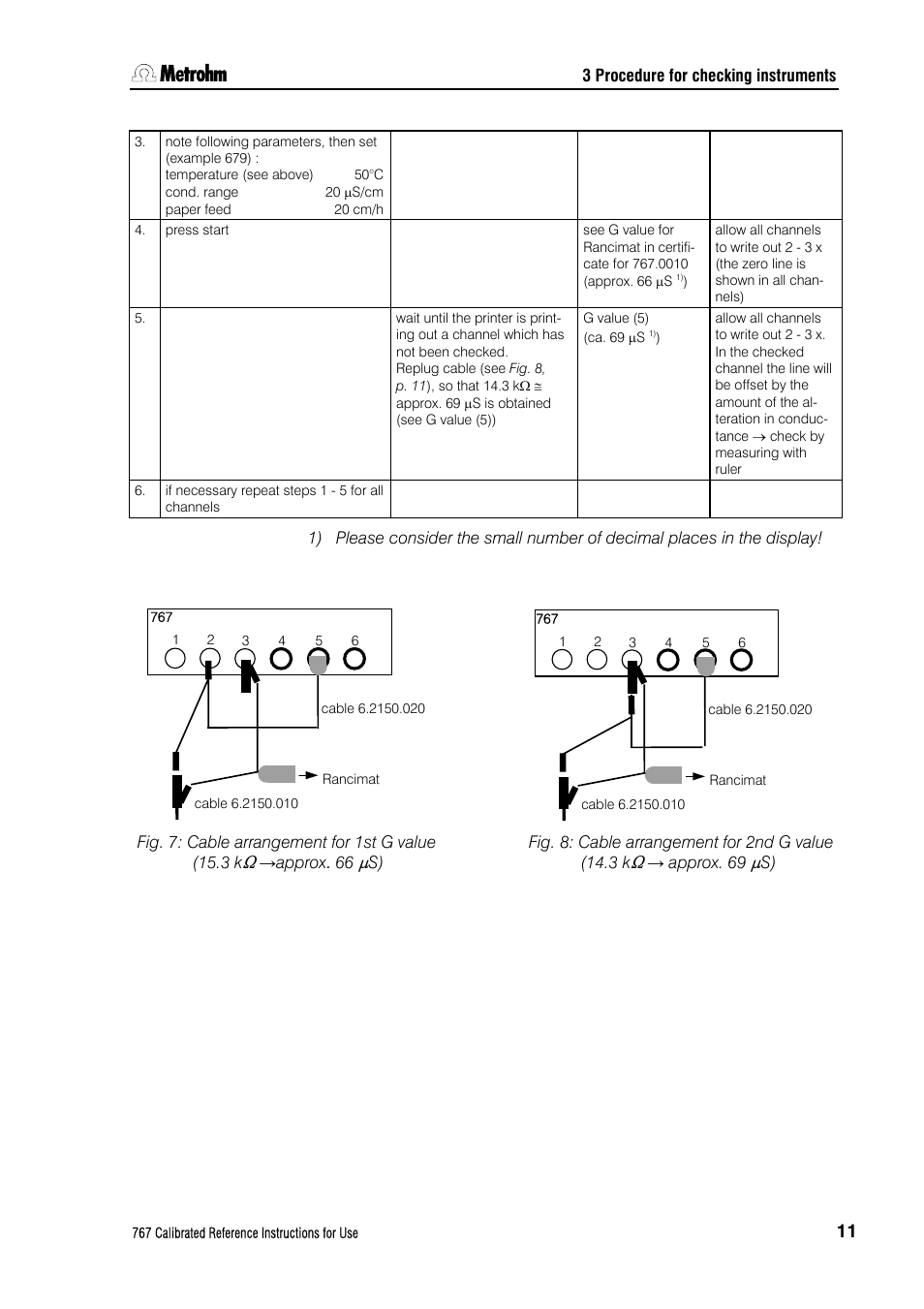 Metrohm 767 Calibrated Reference User Manual | Page 15 / 23