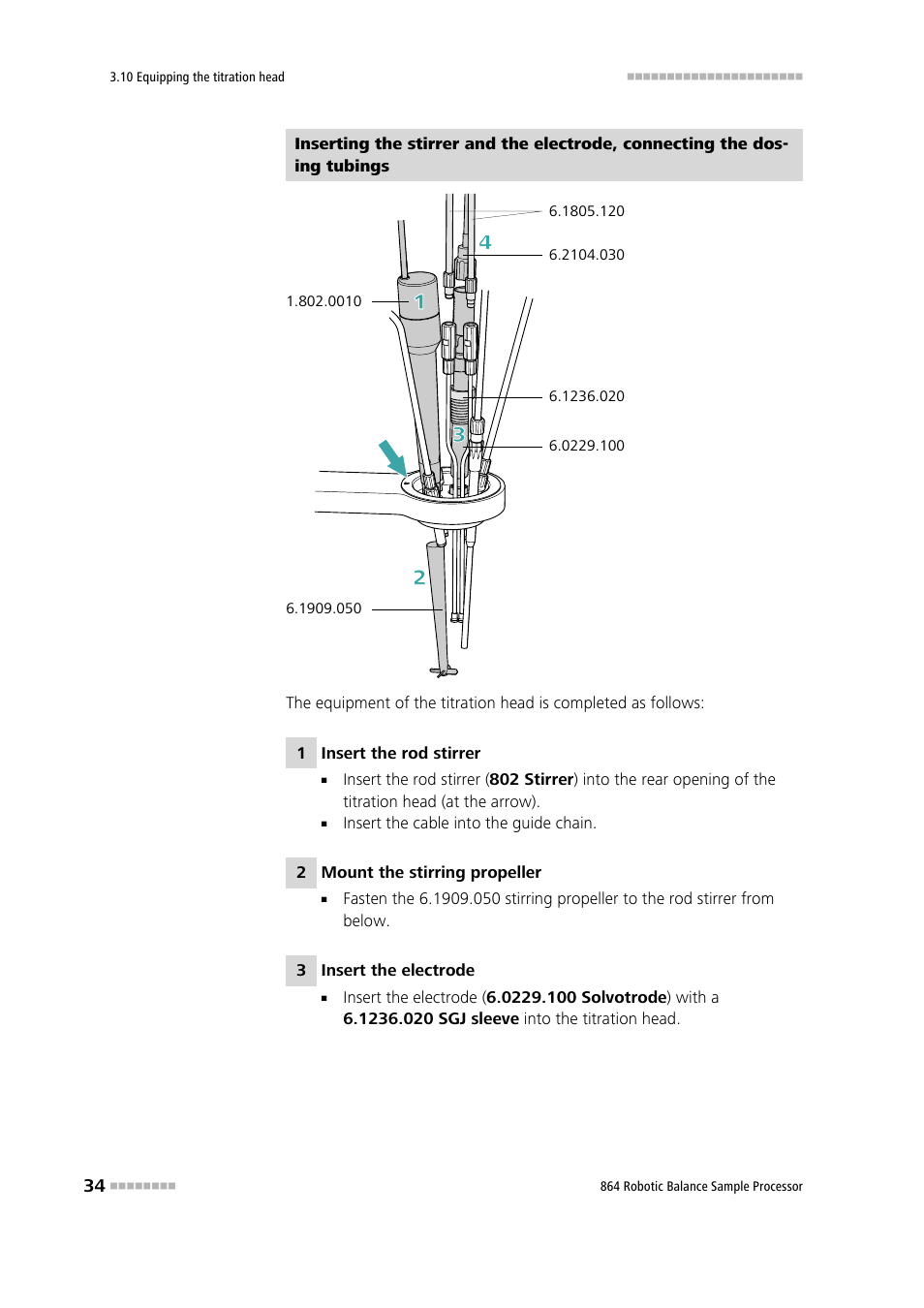 Metrohm 864 Robotic Balance Sample Processor User Manual | Page 42 / 101