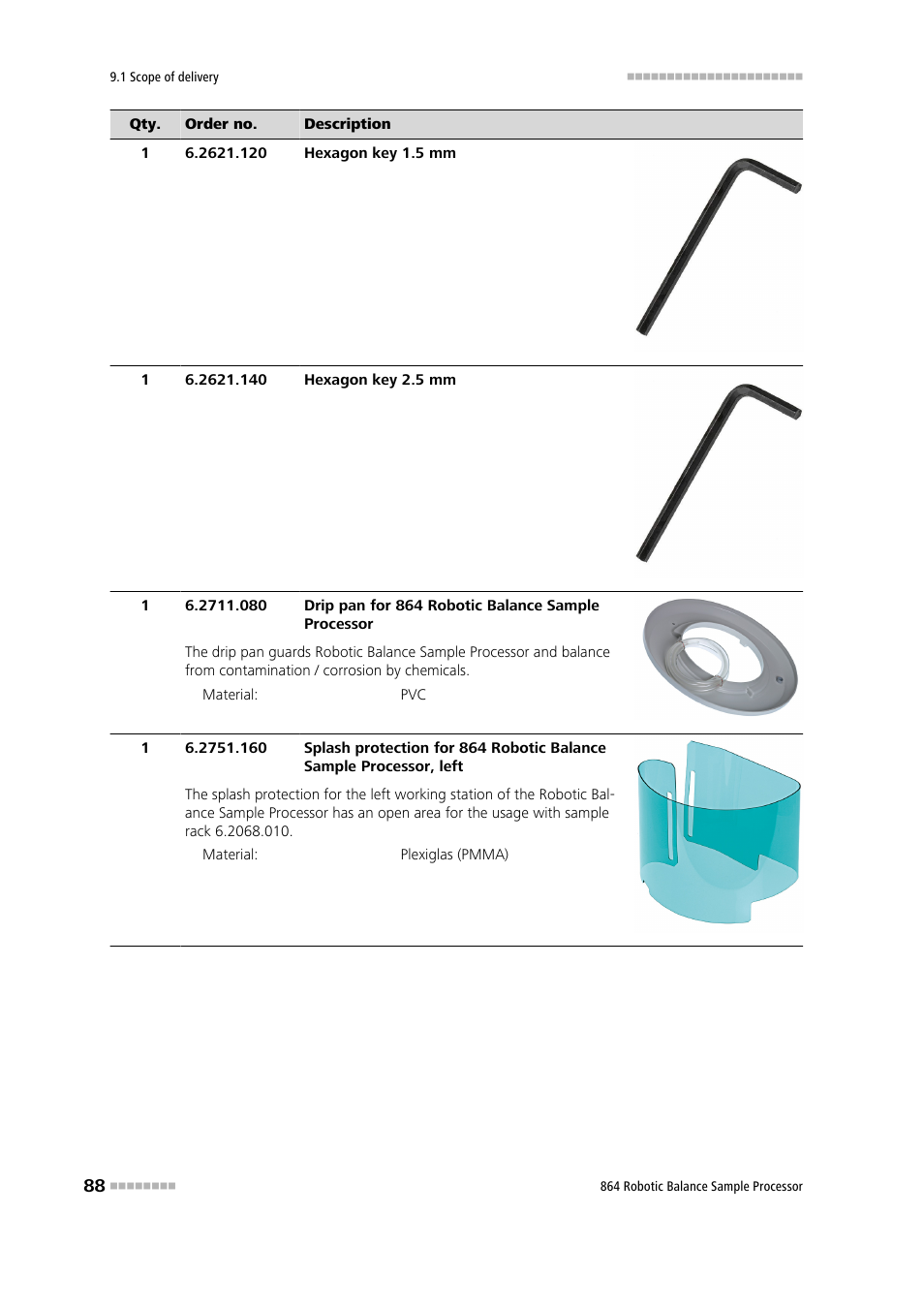 Metrohm 864 Robotic Balance Sample Processor User Manual | Page 96 / 101