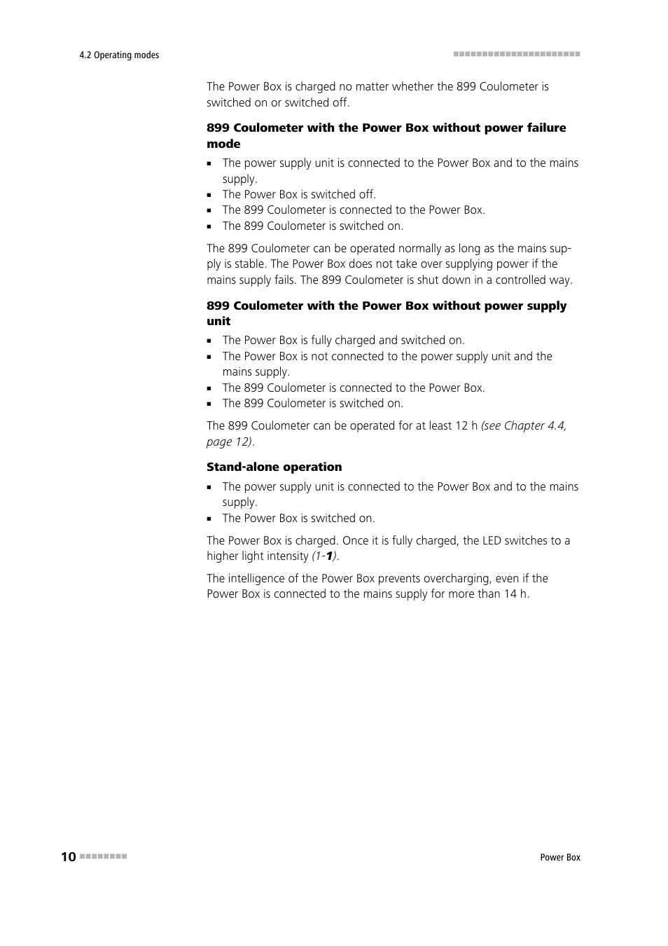 Metrohm Power Box (for 899 Coulometer) User Manual | Page 16 / 25