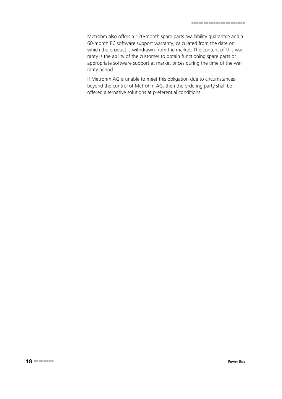Metrohm Power Box (for 899 Coulometer) User Manual | Page 24 / 25