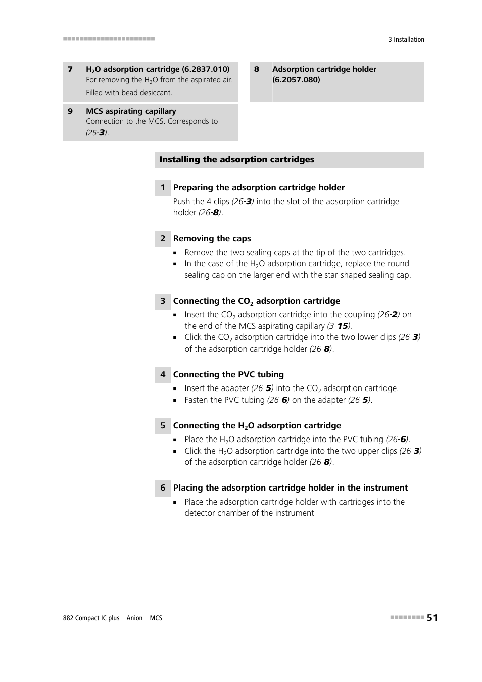 Metrohm 882 Compact IC plus – Anion – MCS User Manual | Page 61 / 130