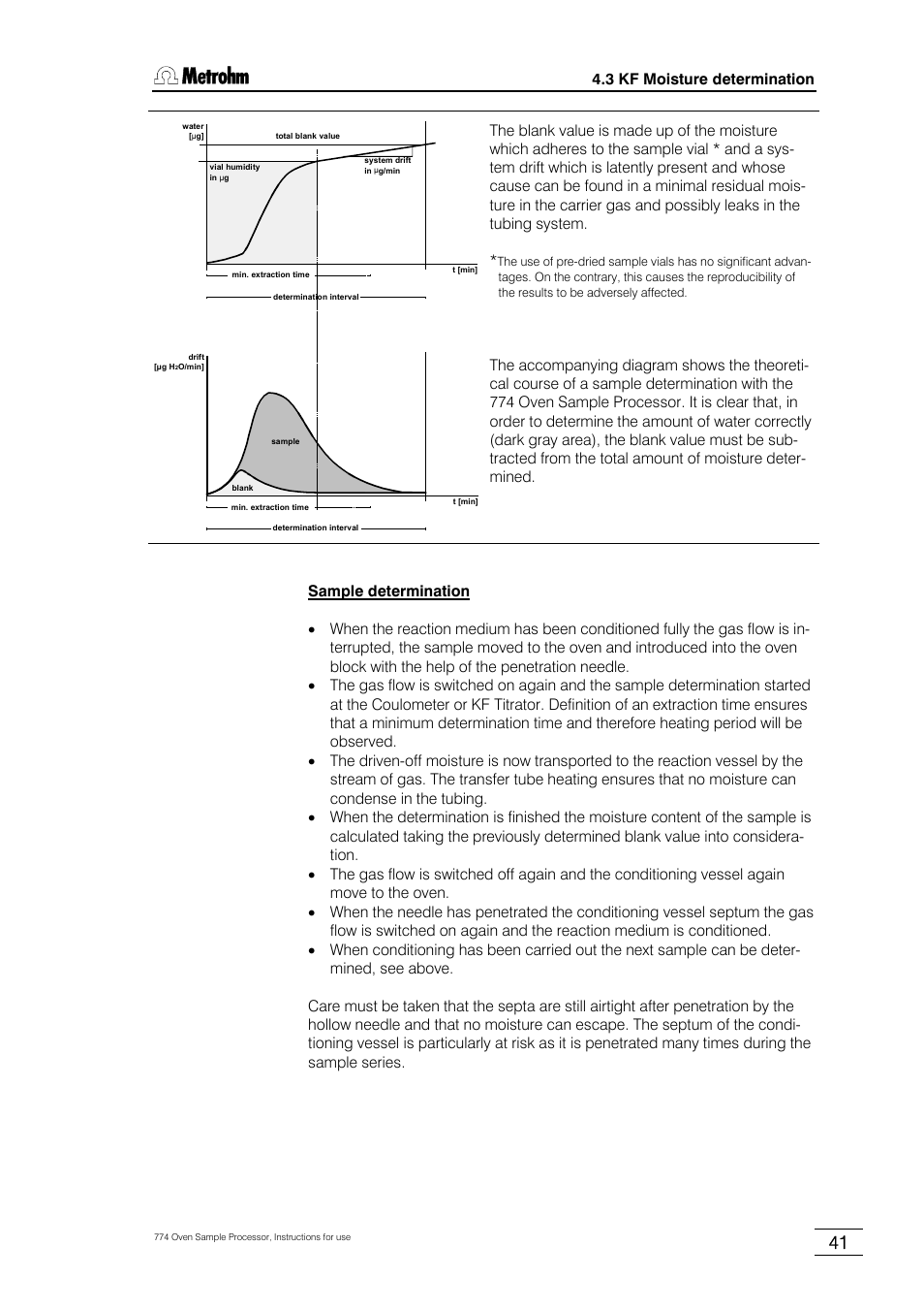 Metrohm 774 Oven Sample Processor User Manual | Page 47 / 168