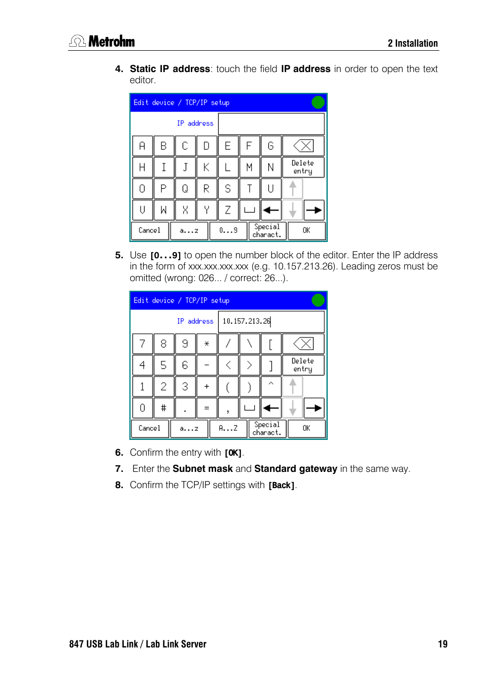 Metrohm 847 Lab Link User Manual | Page 23 / 48