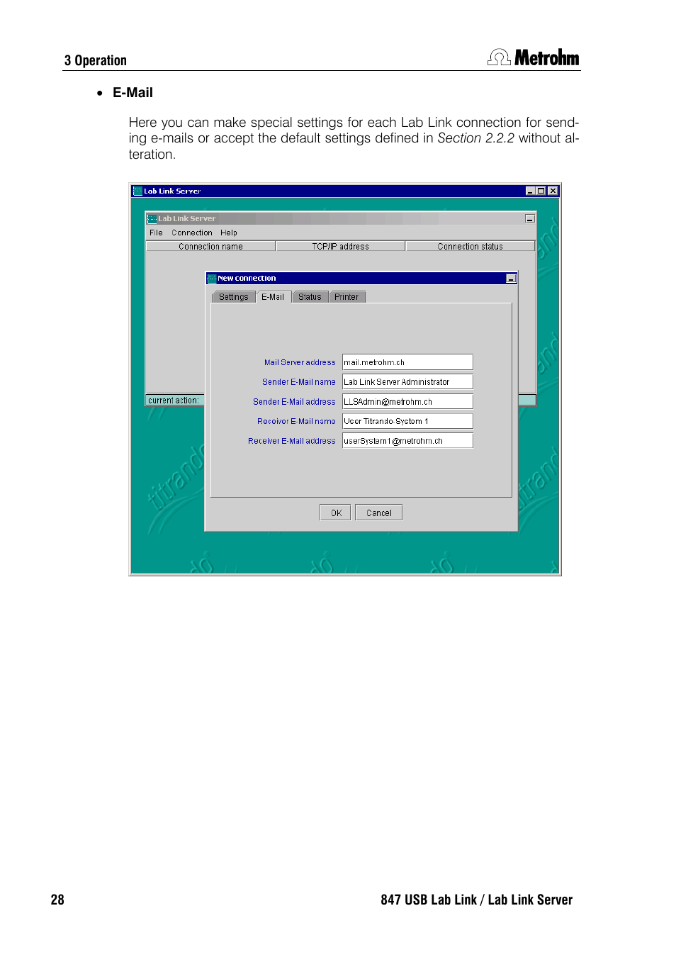 Metrohm 847 Lab Link User Manual | Page 32 / 48