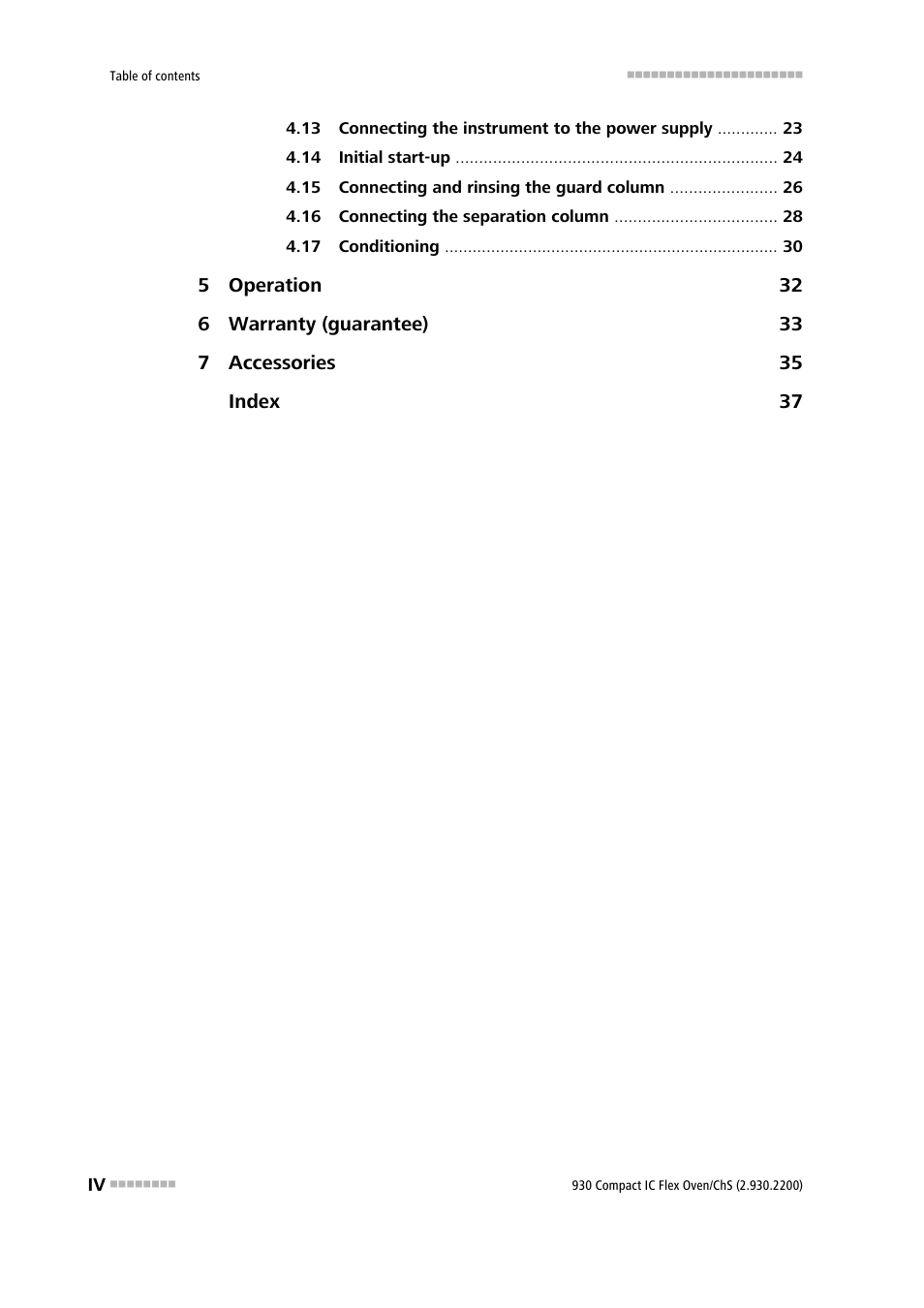 Metrohm 930 Compact IC Flex Oven/ChS User Manual | Page 6 / 45