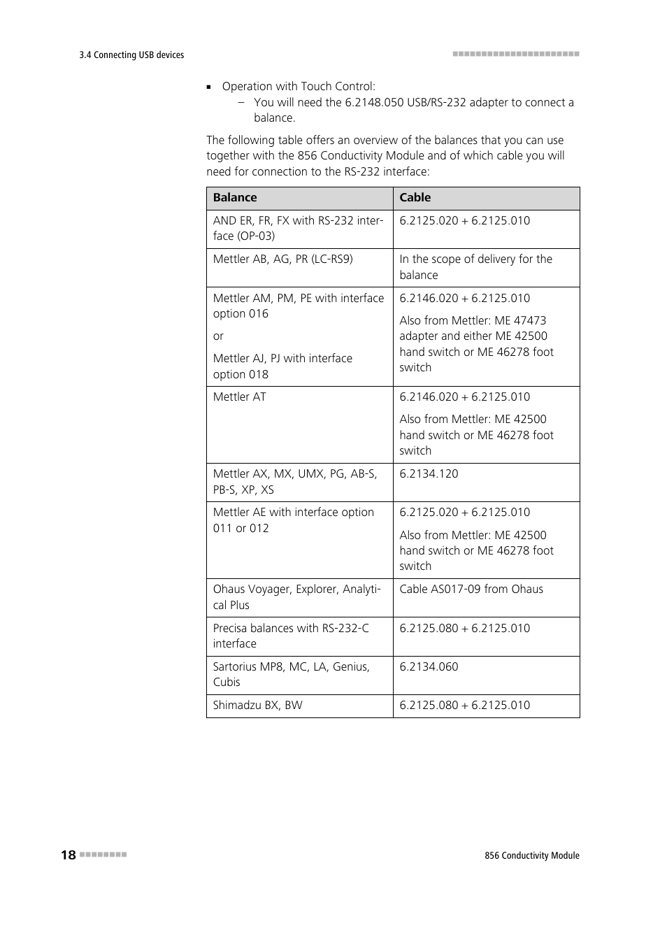 Metrohm 856 Conductivity Module User Manual | Page 26 / 46