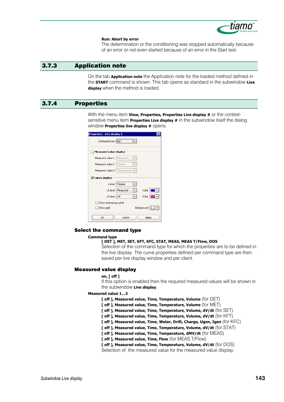 3 application note, 4 properties | Metrohm tiamo 1.3 Manual User Manual | Page 169 / 893