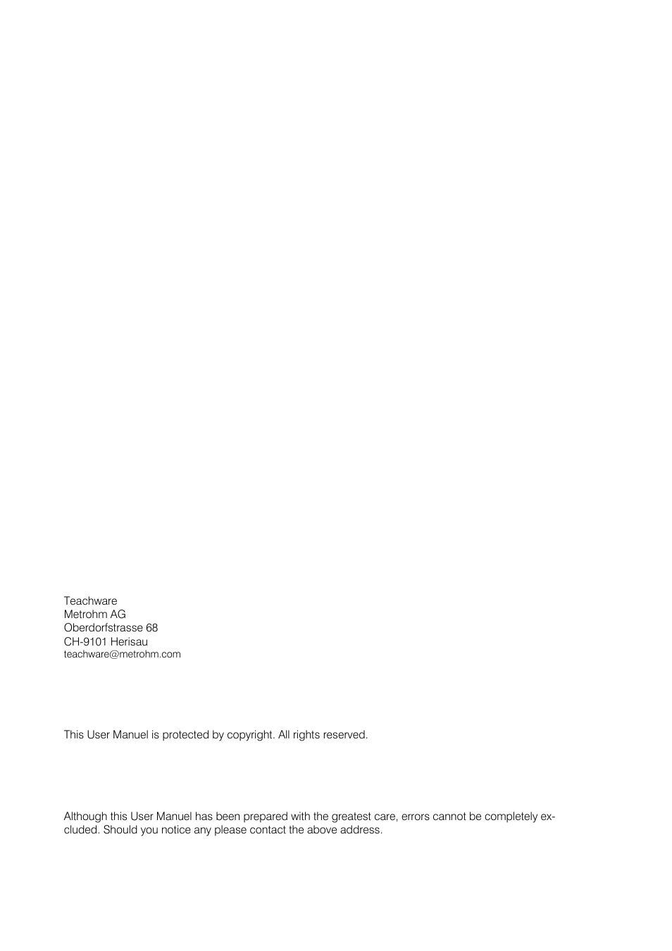 Metrohm tiamo 1.3 Manual User Manual | Page 2 / 893