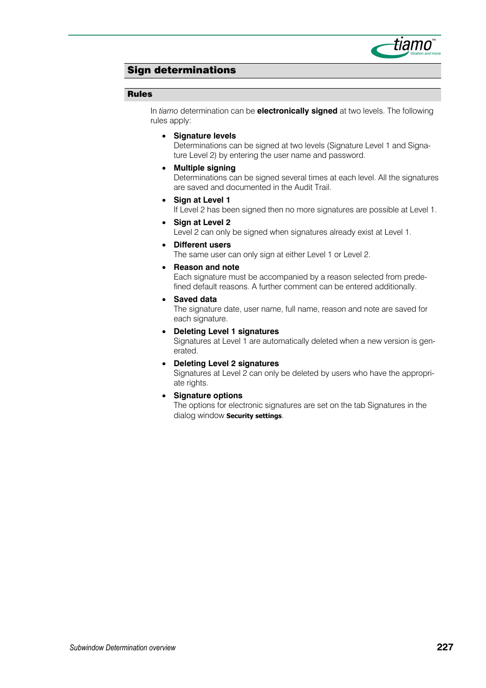 Sign determinations | Metrohm tiamo 1.3 Manual User Manual | Page 253 / 893