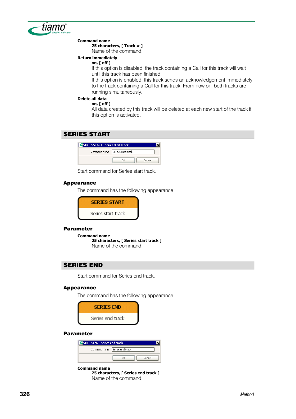 Series start, Series end | Metrohm tiamo 1.3 Manual User Manual | Page 352 / 893