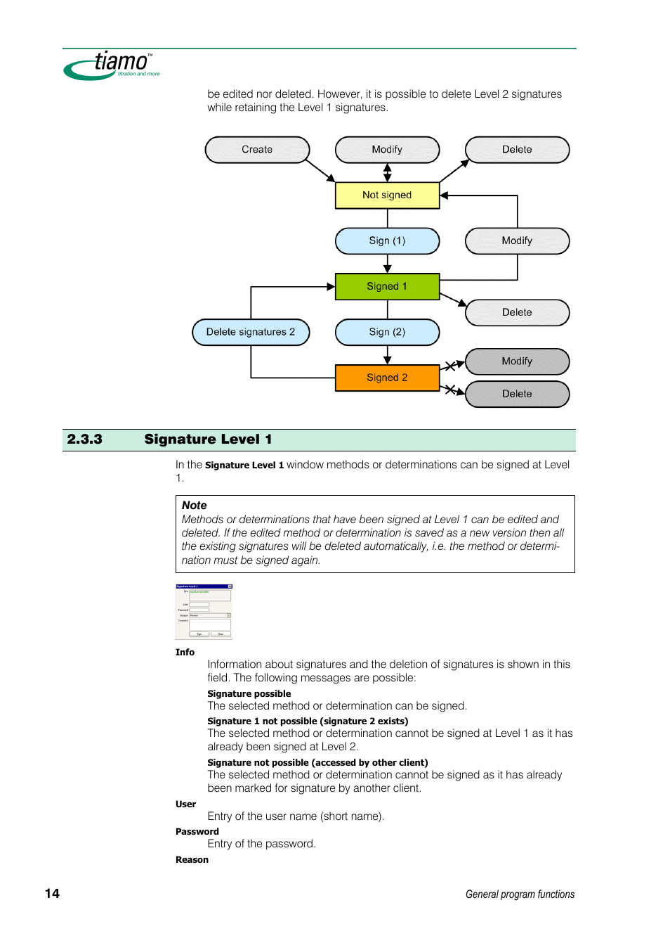 3 signature level 1 | Metrohm tiamo 1.3 Manual User Manual | Page 40 / 893