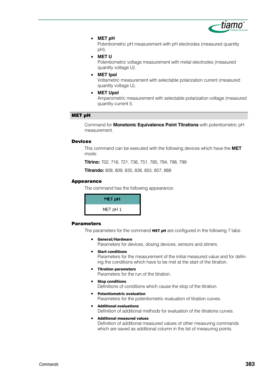 Metrohm tiamo 1.3 Manual User Manual | Page 409 / 893