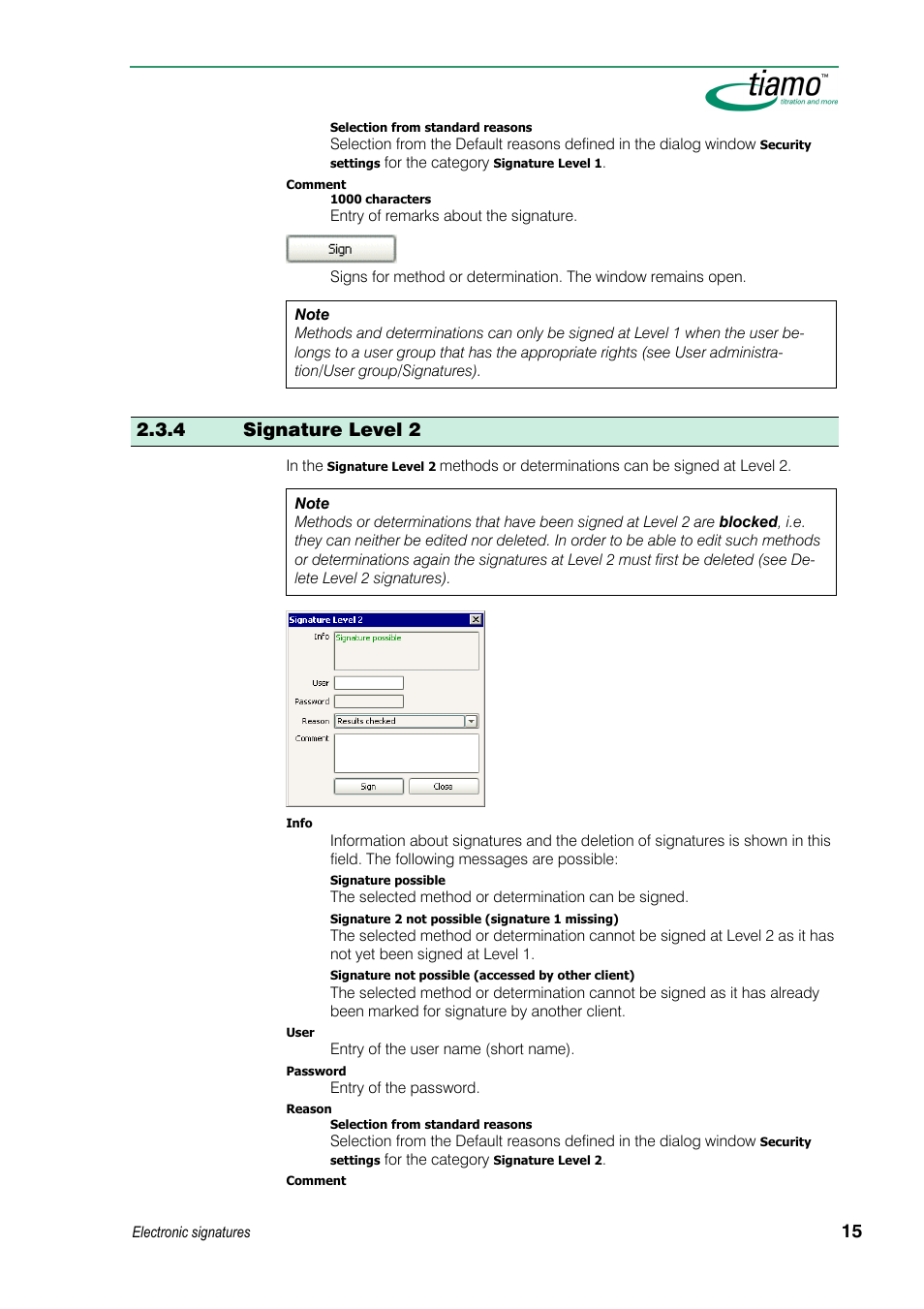 4 signature level 2 | Metrohm tiamo 1.3 Manual User Manual | Page 41 / 893