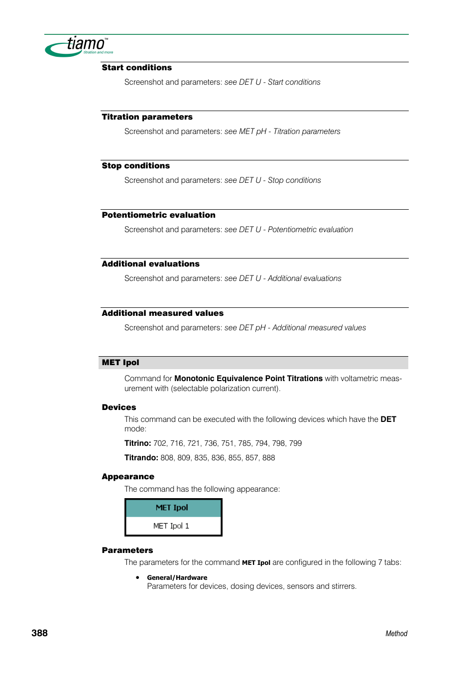 Metrohm tiamo 1.3 Manual User Manual | Page 414 / 893