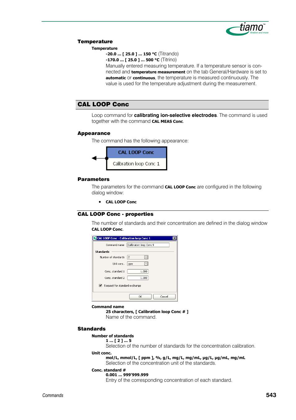 Cal loop conc | Metrohm tiamo 1.3 Manual User Manual | Page 569 / 893