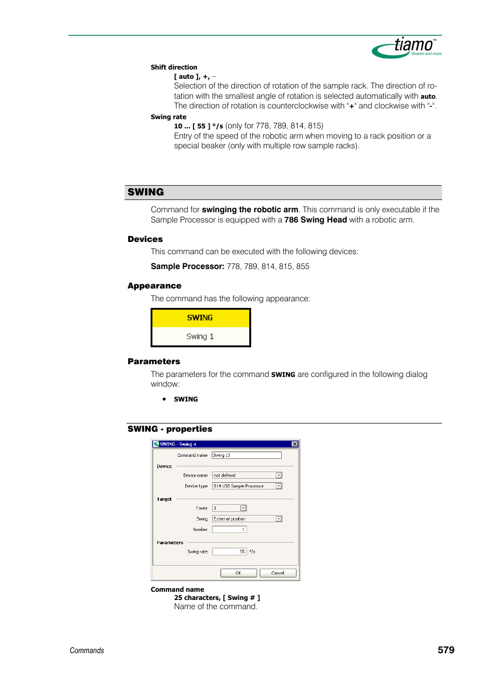 Swing | Metrohm tiamo 1.3 Manual User Manual | Page 605 / 893