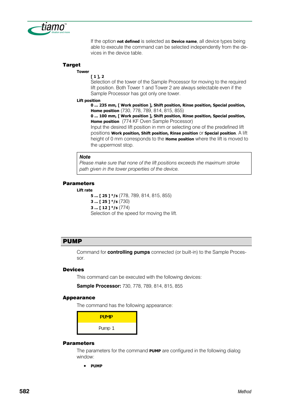 Pump | Metrohm tiamo 1.3 Manual User Manual | Page 608 / 893