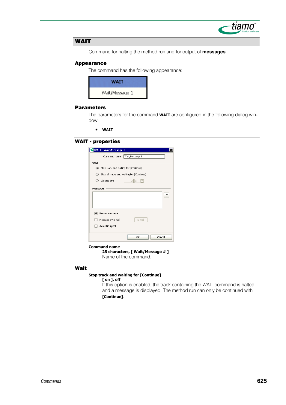 Wait | Metrohm tiamo 1.3 Manual User Manual | Page 651 / 893