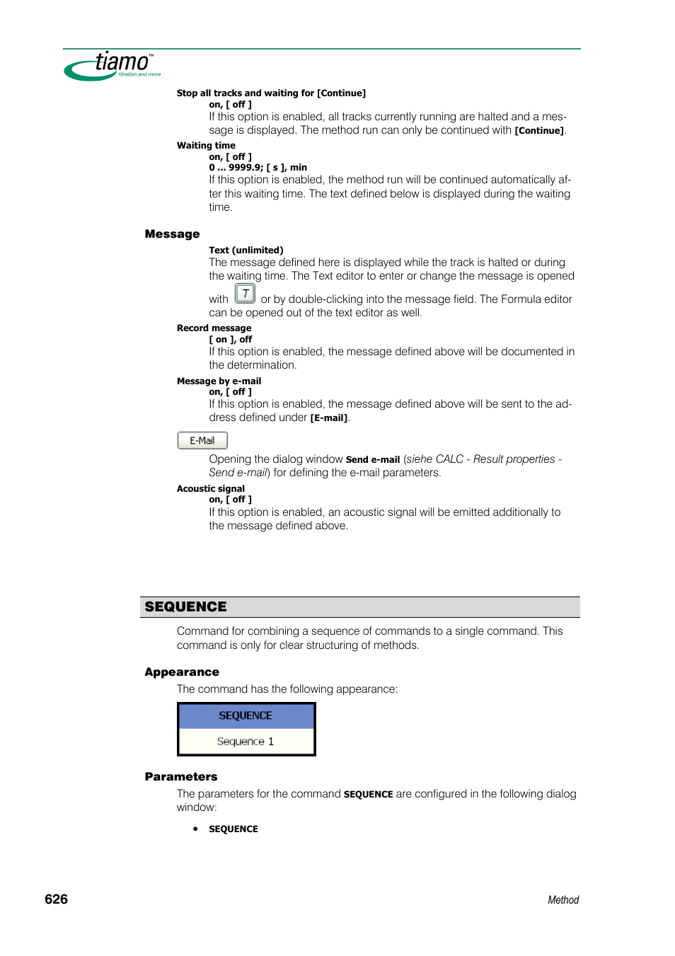 Sequence | Metrohm tiamo 1.3 Manual User Manual | Page 652 / 893
