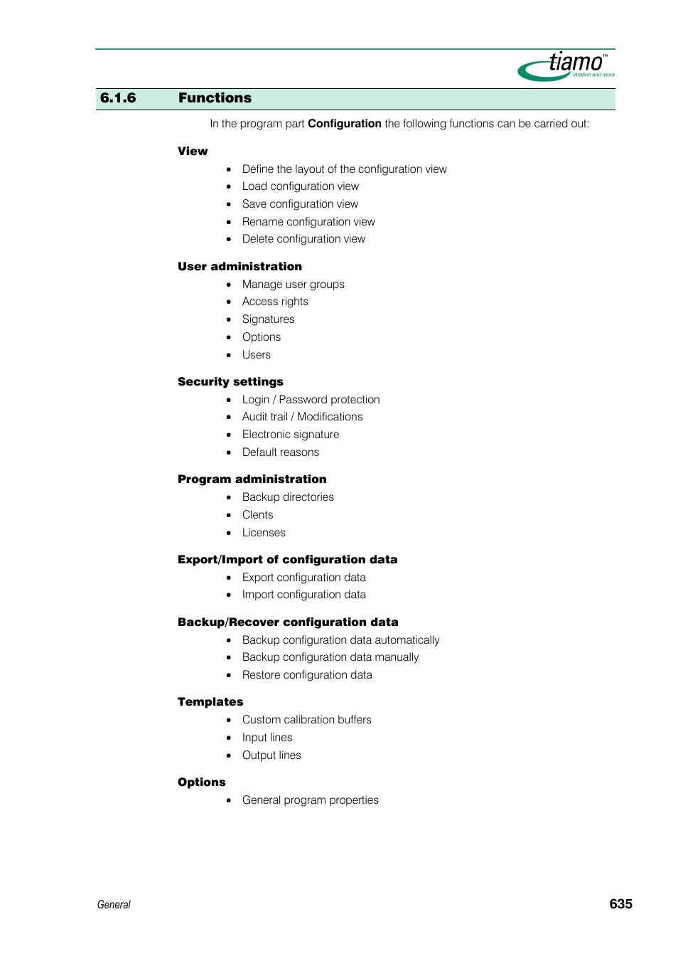 6 functions | Metrohm tiamo 1.3 Manual User Manual | Page 661 / 893