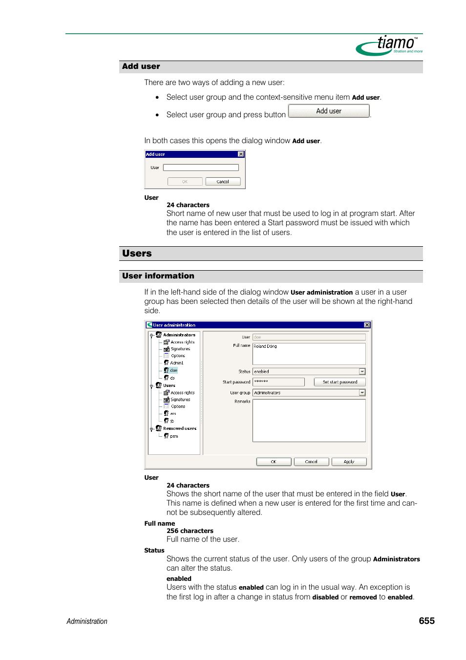 Users | Metrohm tiamo 1.3 Manual User Manual | Page 681 / 893