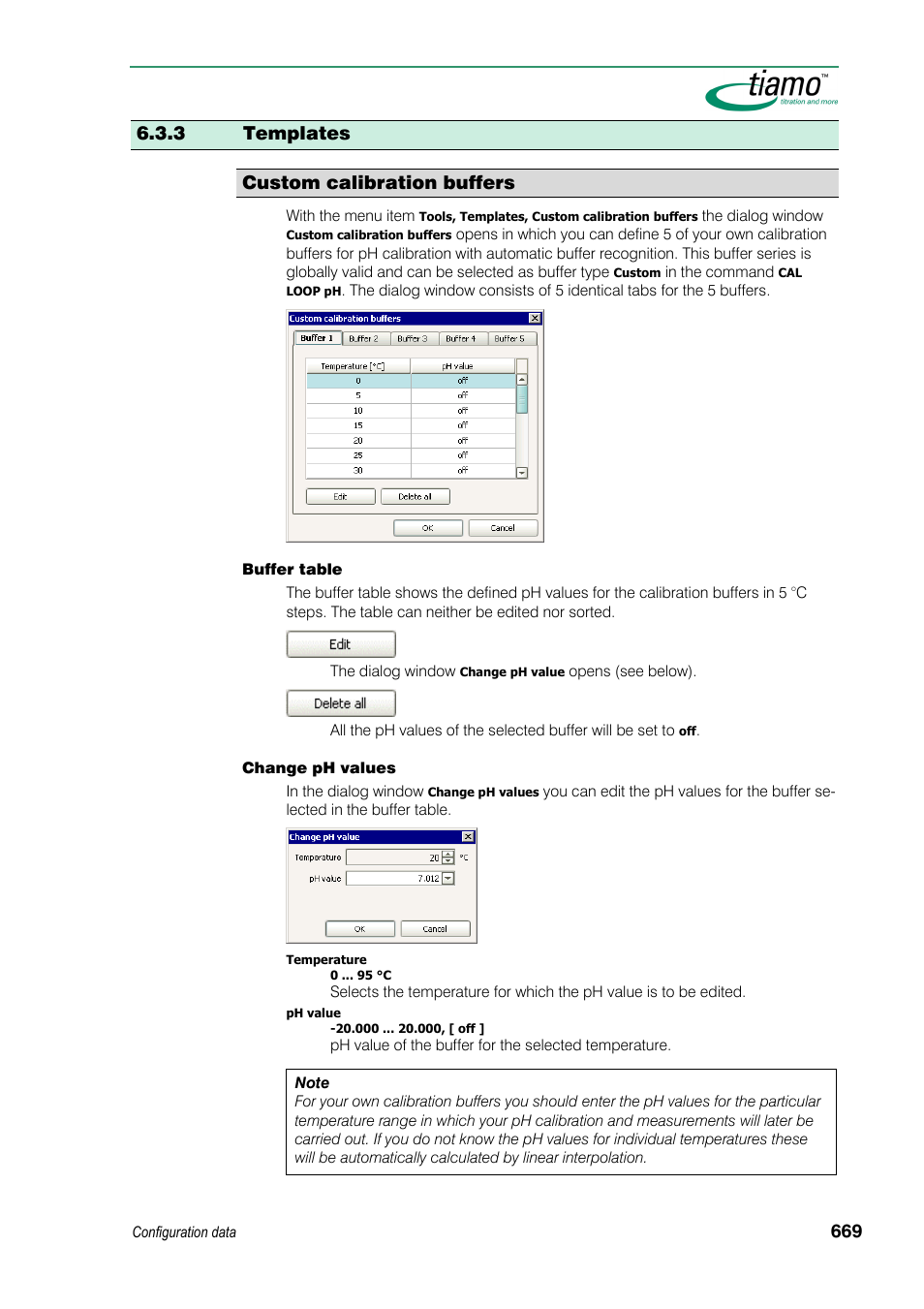 3 templates, Custom calibration buffers, 3 templates custom calibration buffers | Metrohm tiamo 1.3 Manual User Manual | Page 695 / 893