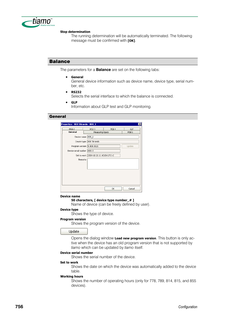 Balance | Metrohm tiamo 1.3 Manual User Manual | Page 782 / 893