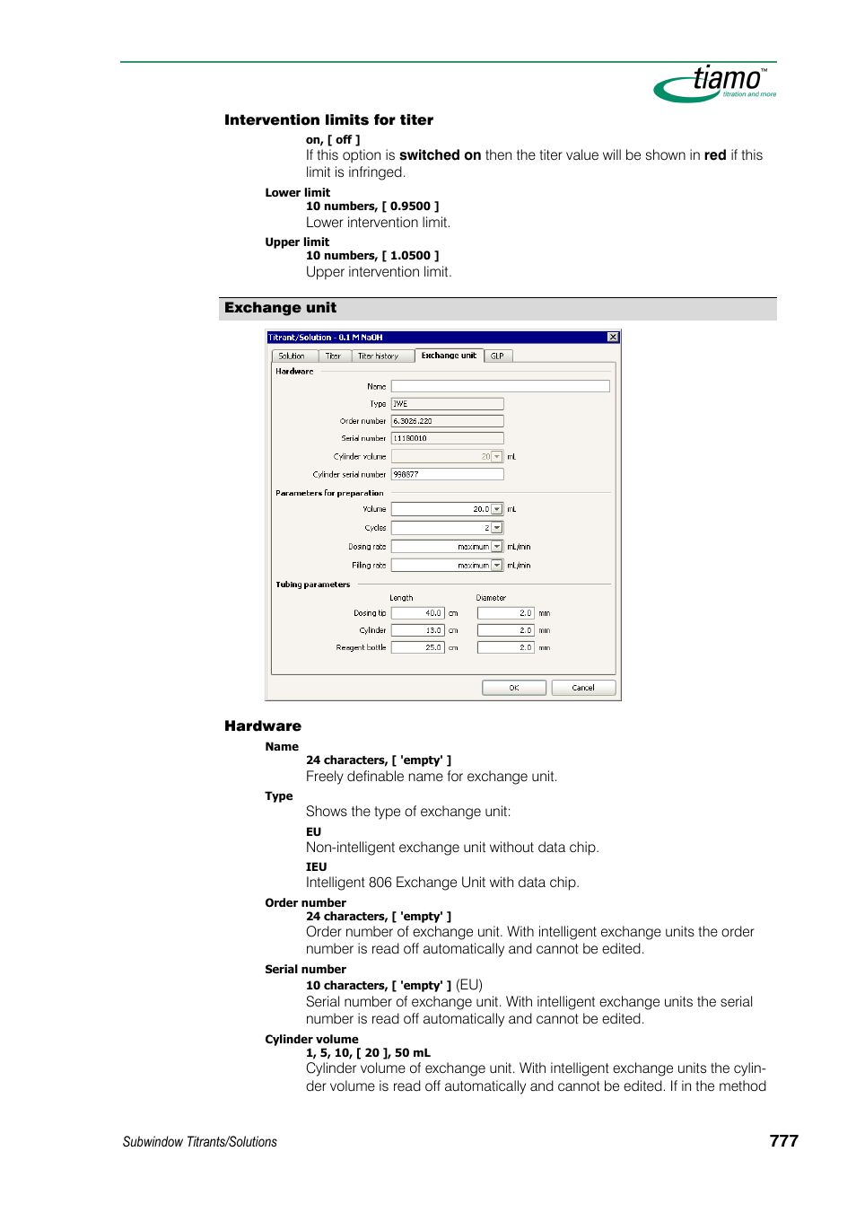 Metrohm tiamo 1.3 Manual User Manual | Page 803 / 893