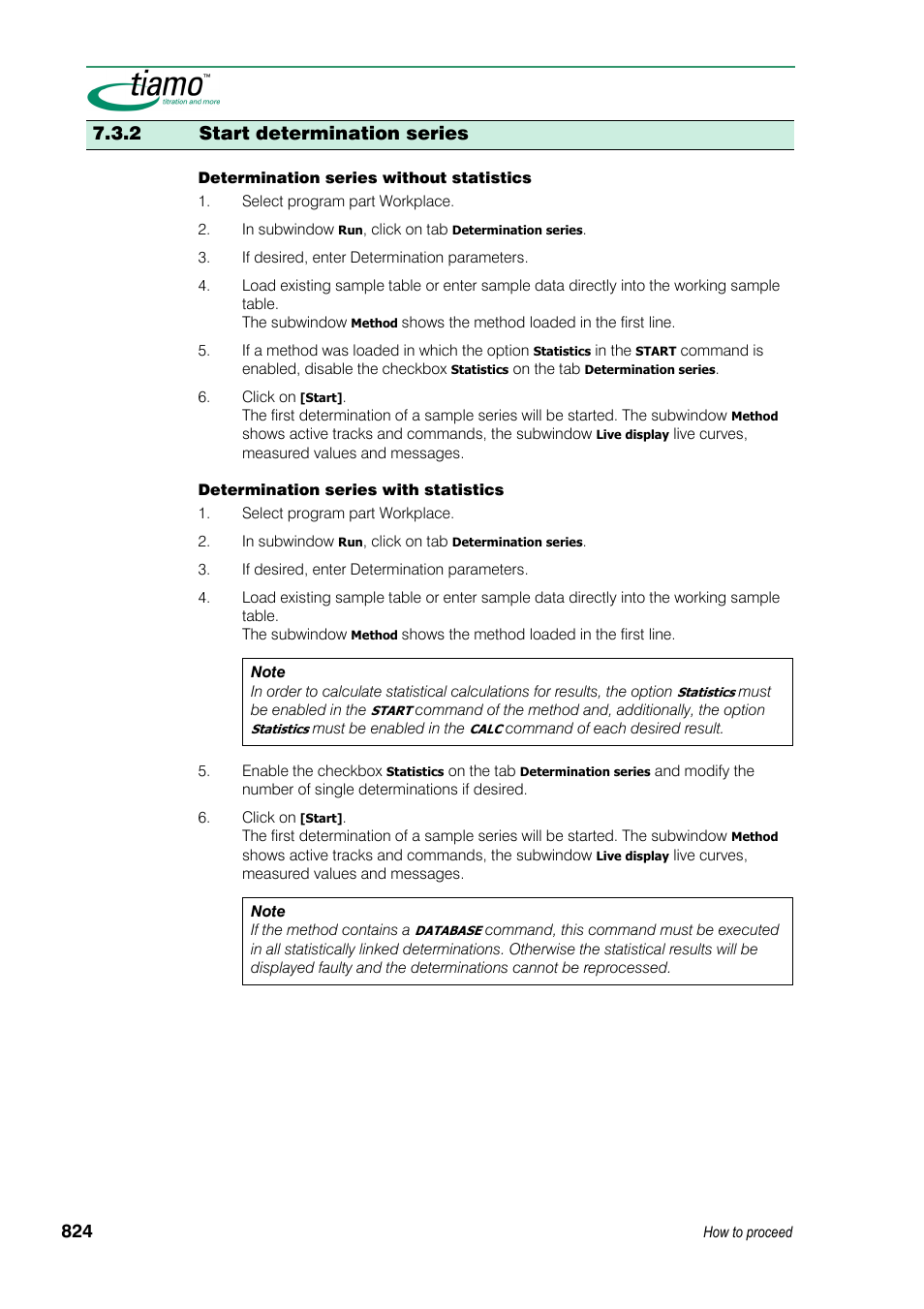 2 start determination series | Metrohm tiamo 1.3 Manual User Manual | Page 850 / 893