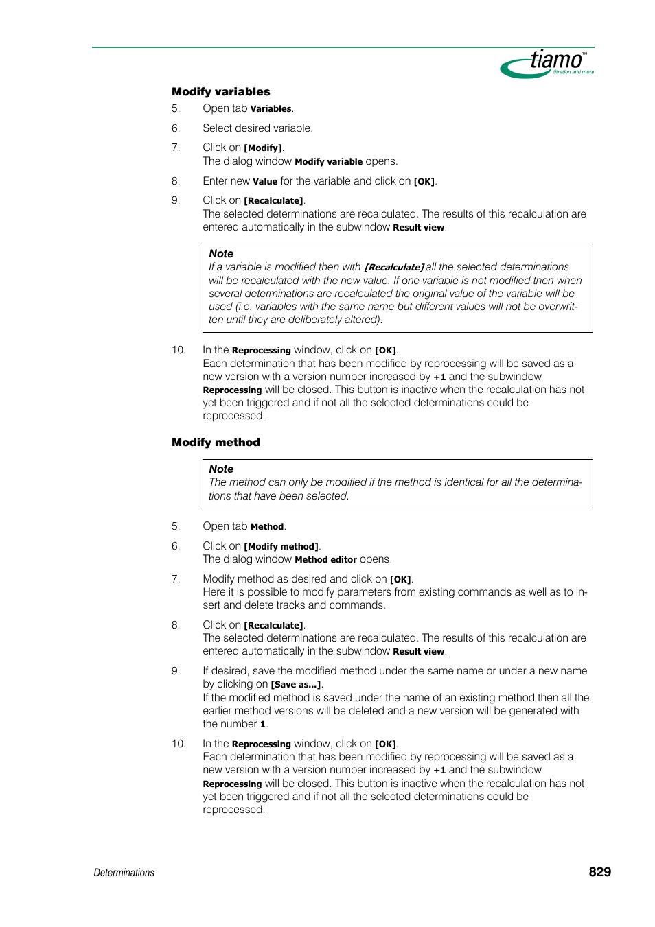 Metrohm tiamo 1.3 Manual User Manual | Page 855 / 893