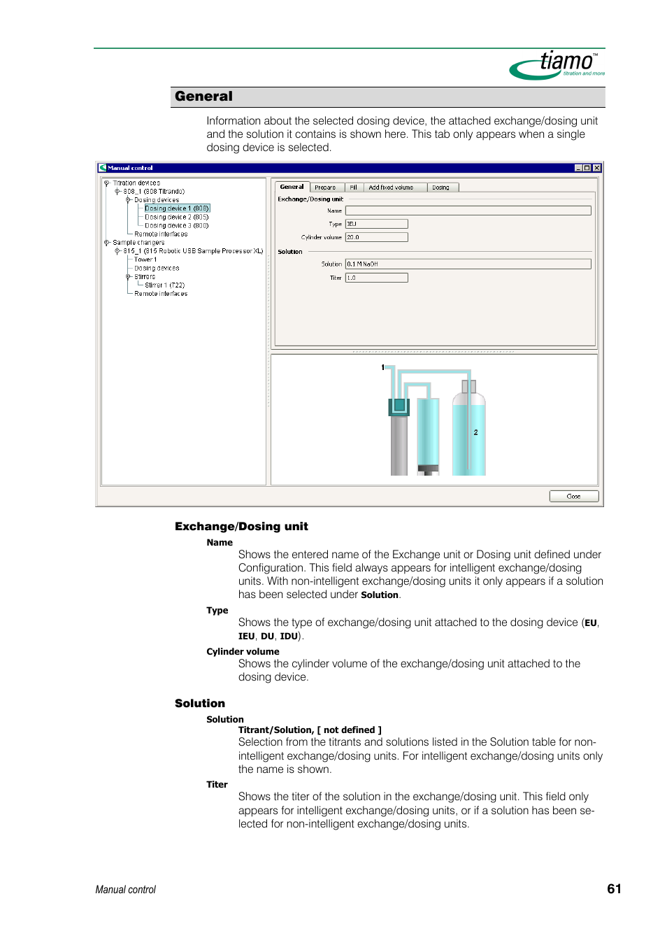 General | Metrohm tiamo 1.3 Manual User Manual | Page 87 / 893