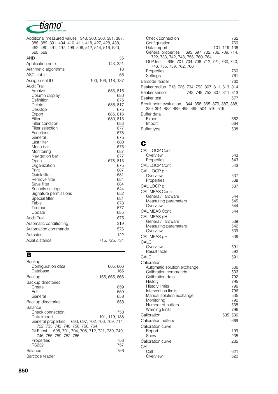 Metrohm tiamo 1.3 Manual User Manual | Page 876 / 893