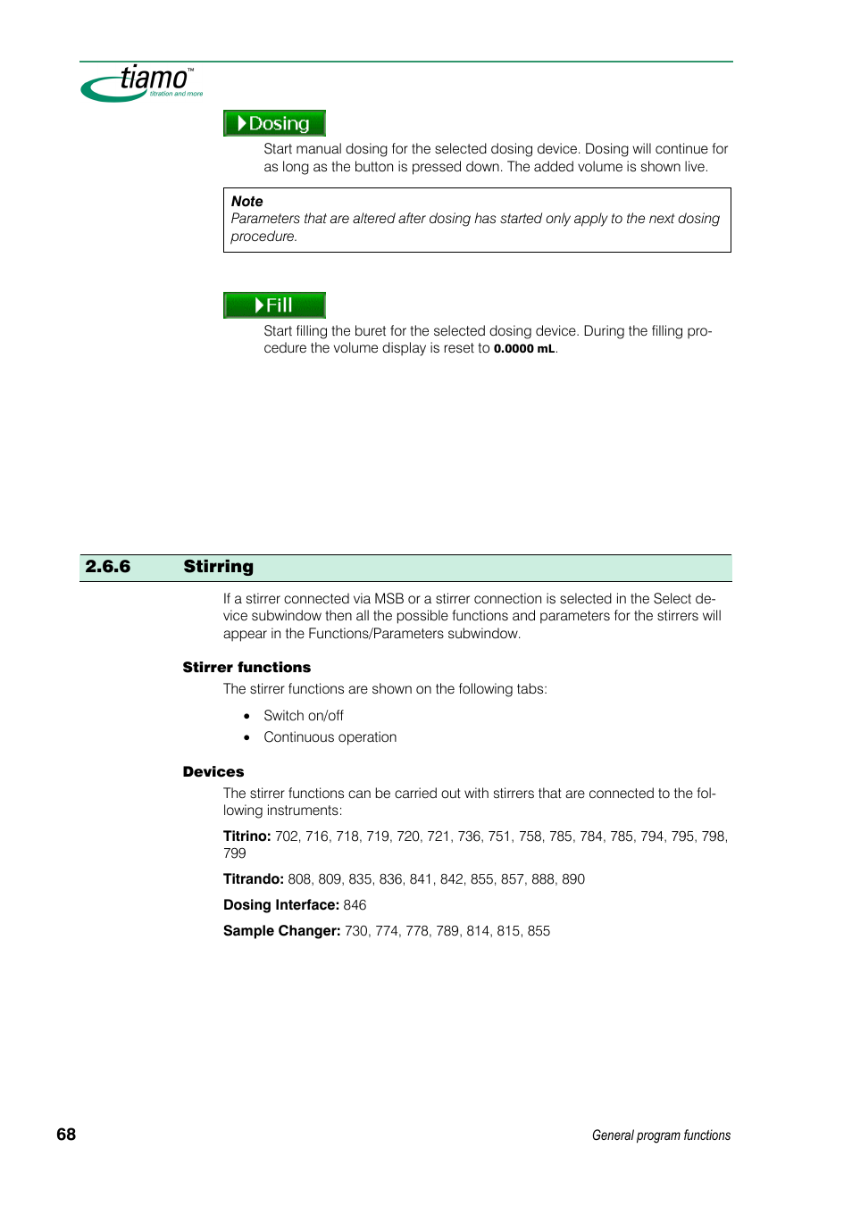 6 stirring | Metrohm tiamo 1.3 Manual User Manual | Page 94 / 893