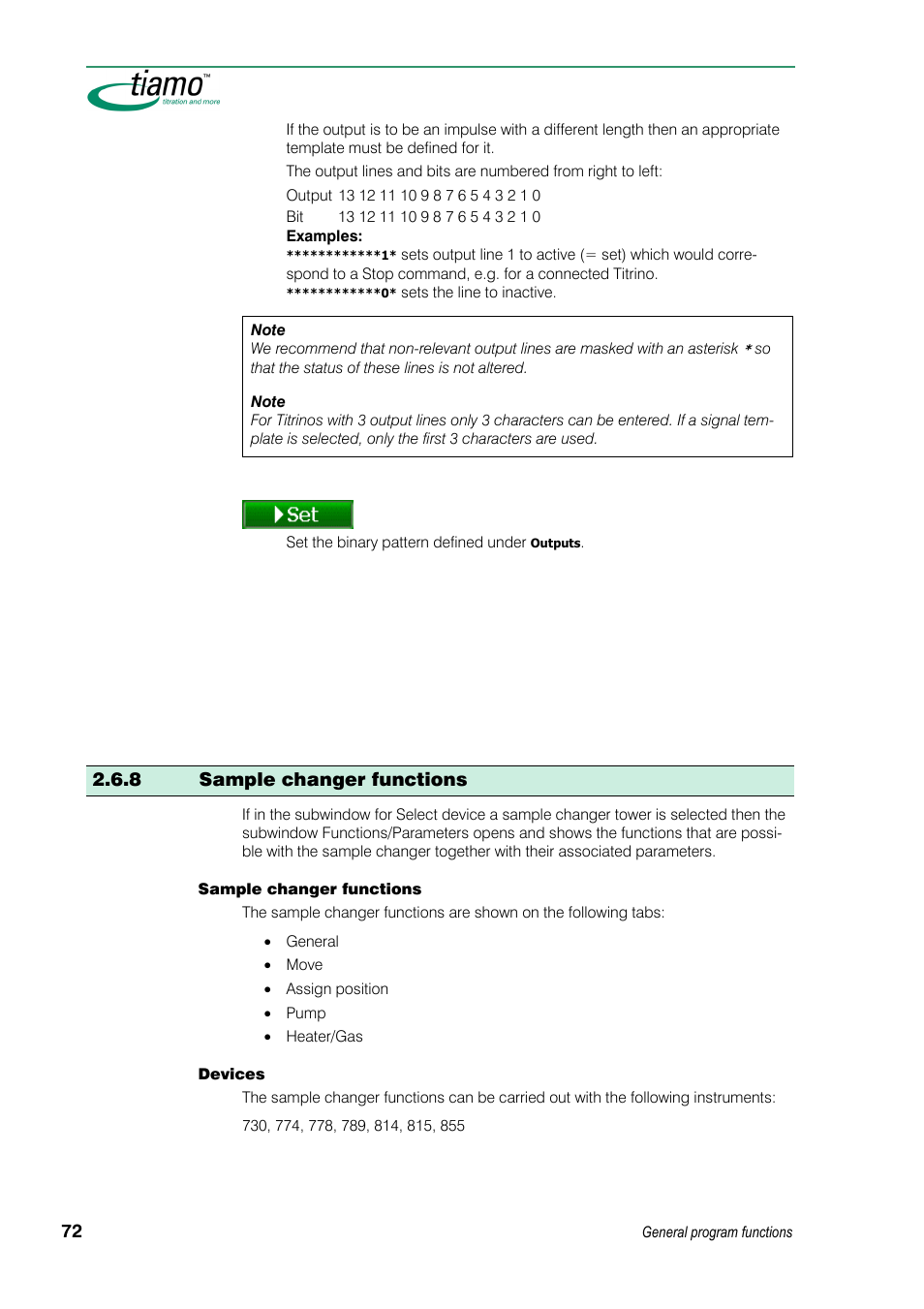 8 sample changer functions | Metrohm tiamo 1.3 Manual User Manual | Page 98 / 893