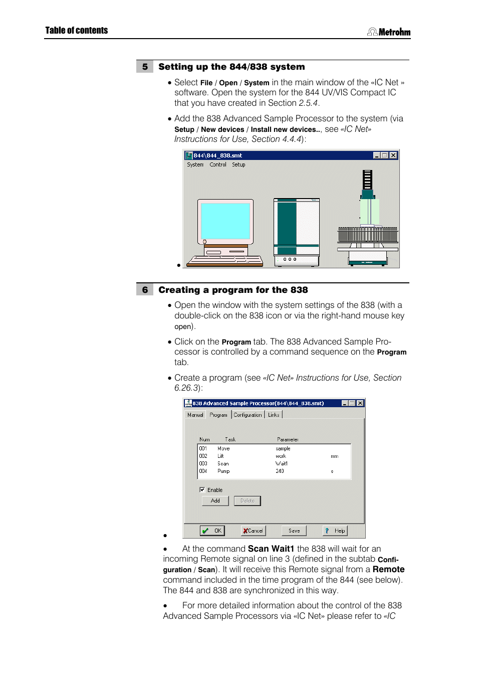 Connection of the 813 compact autosampler | Metrohm 844 UV/VIS Compact IC User Manual | Page 68 / 131