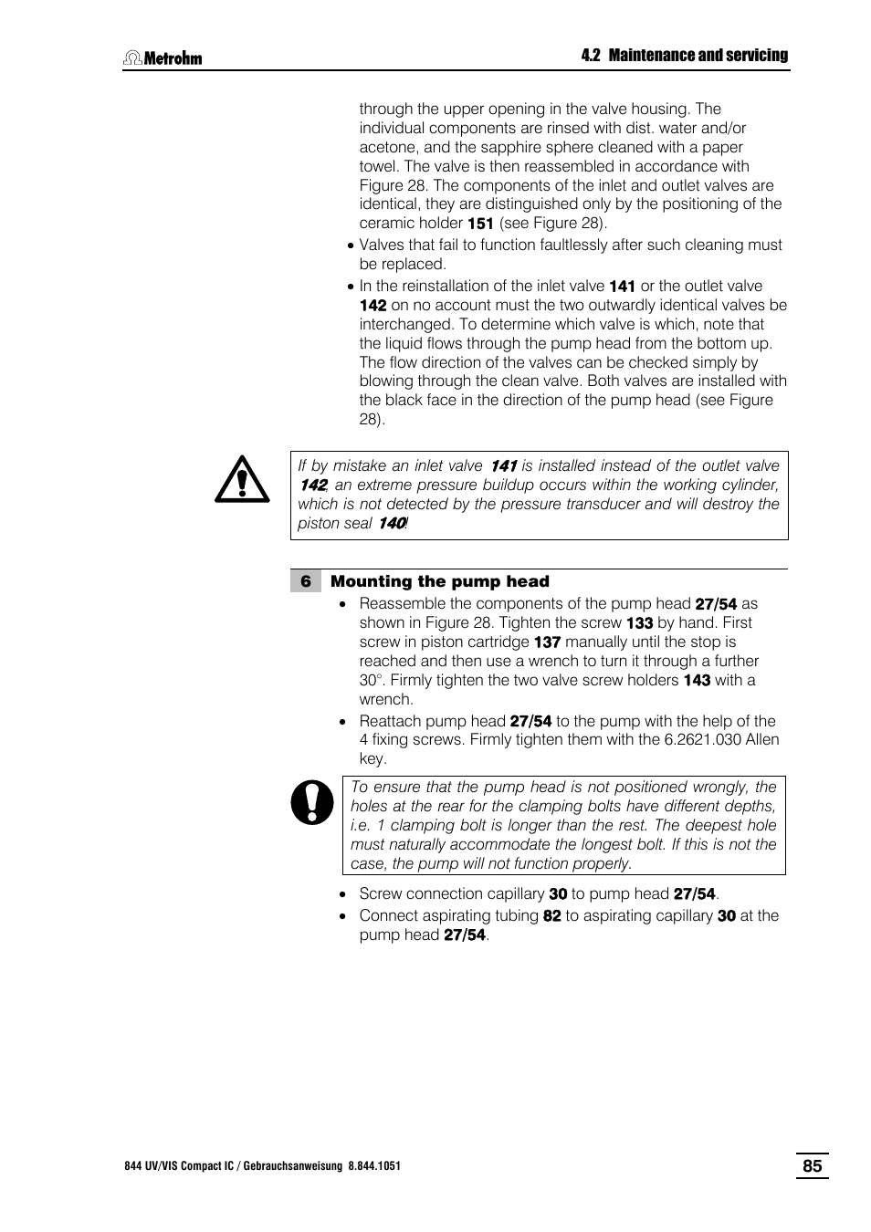 Metrohm 844 UV/VIS Compact IC User Manual | Page 97 / 131