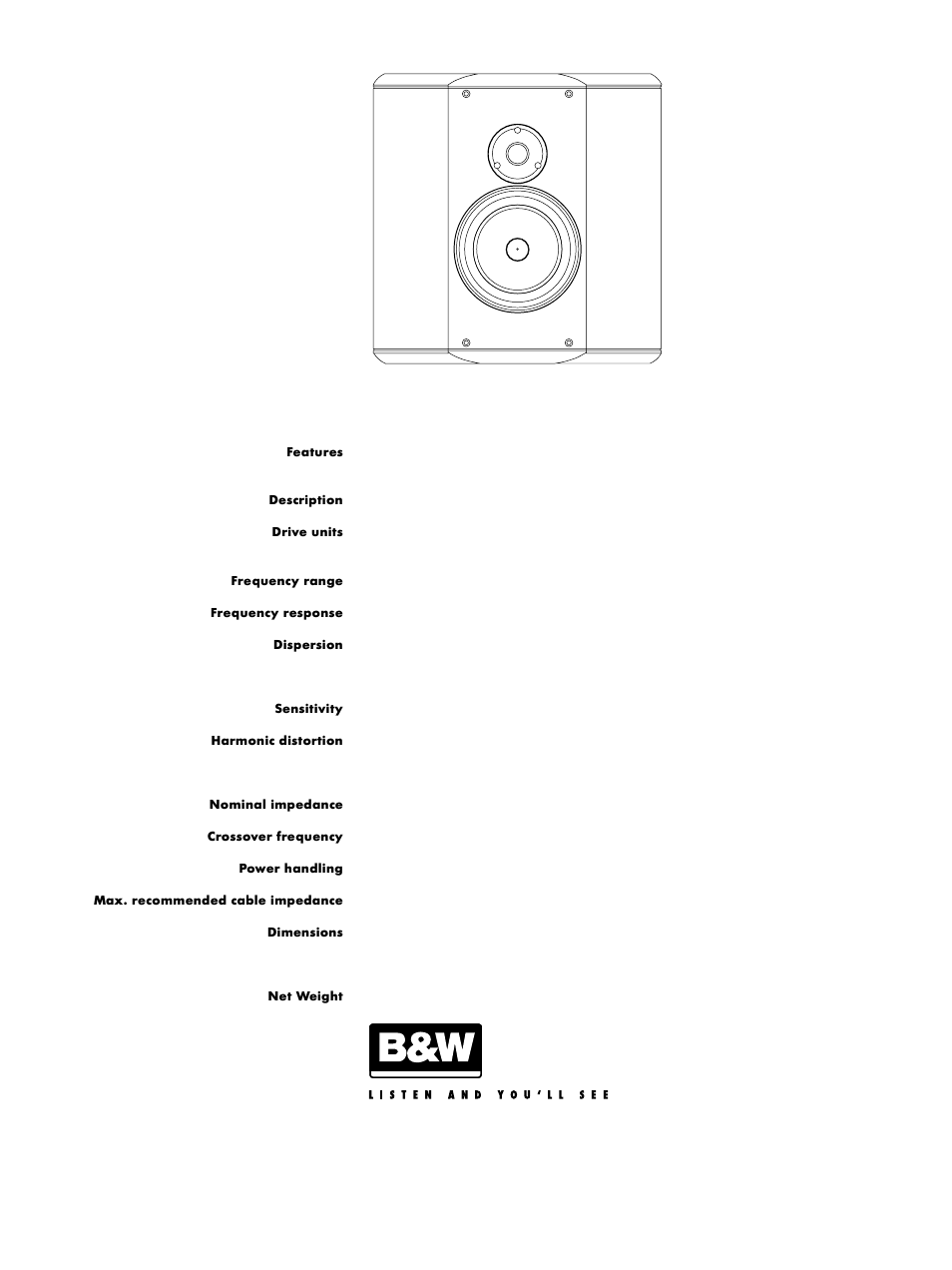 Bowers & Wilkins CDMSNT User Manual | Page 29 / 29