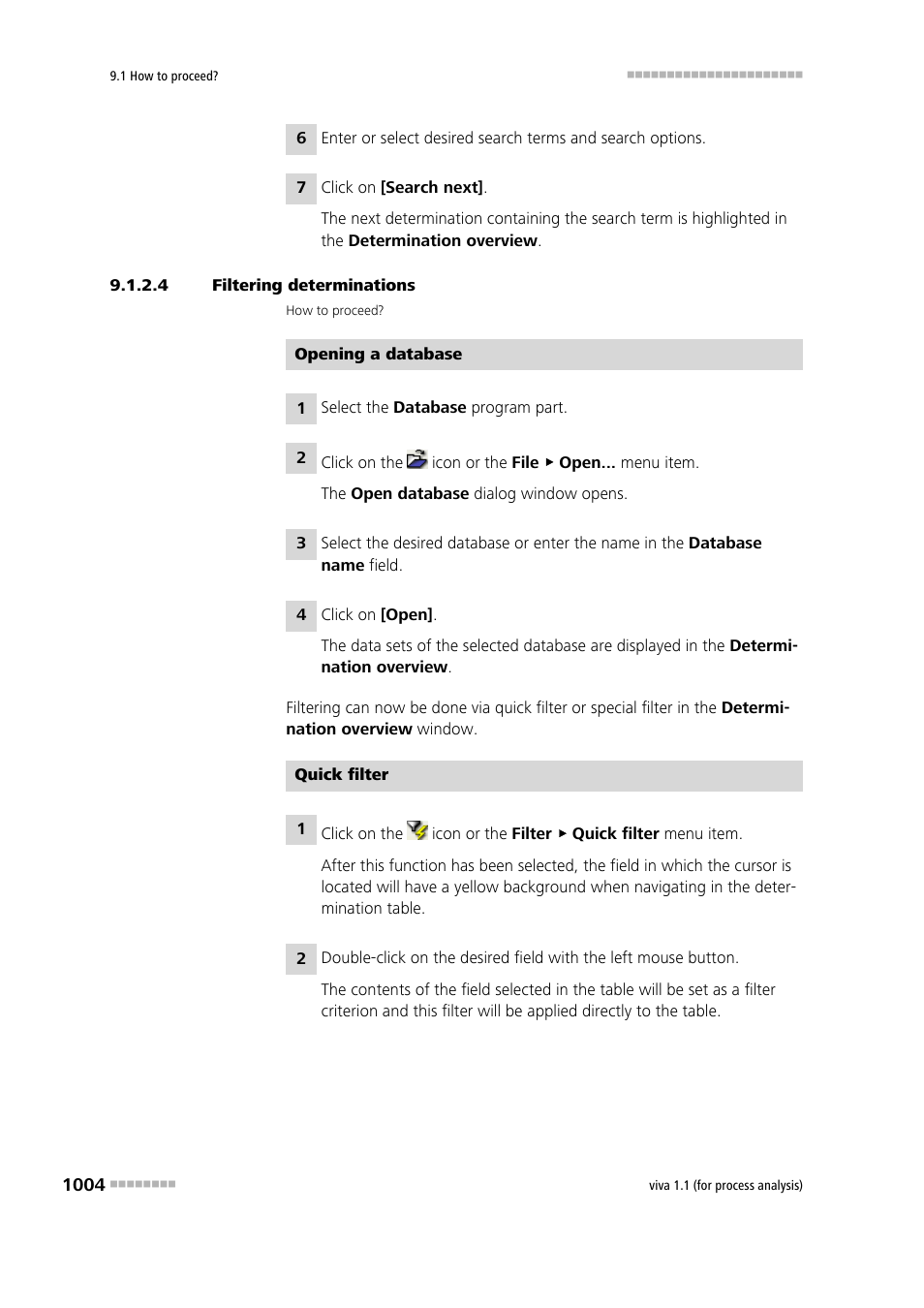 4 filtering determinations | Metrohm viva 1.1 (ProLab) User Manual | Page 1016 / 1085