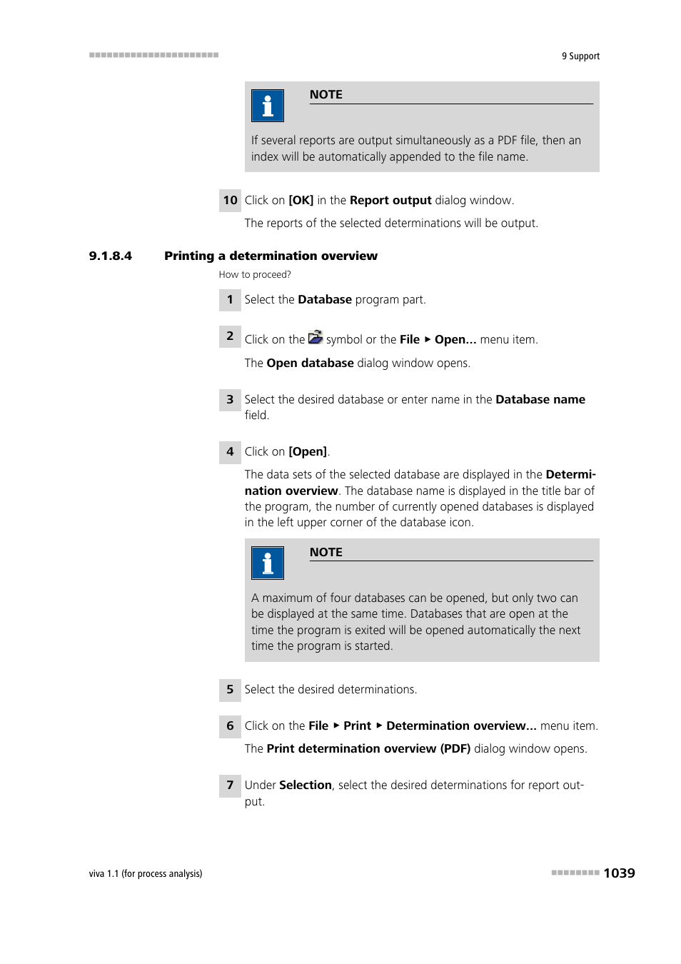 4 printing a determination overview | Metrohm viva 1.1 (ProLab) User Manual | Page 1051 / 1085