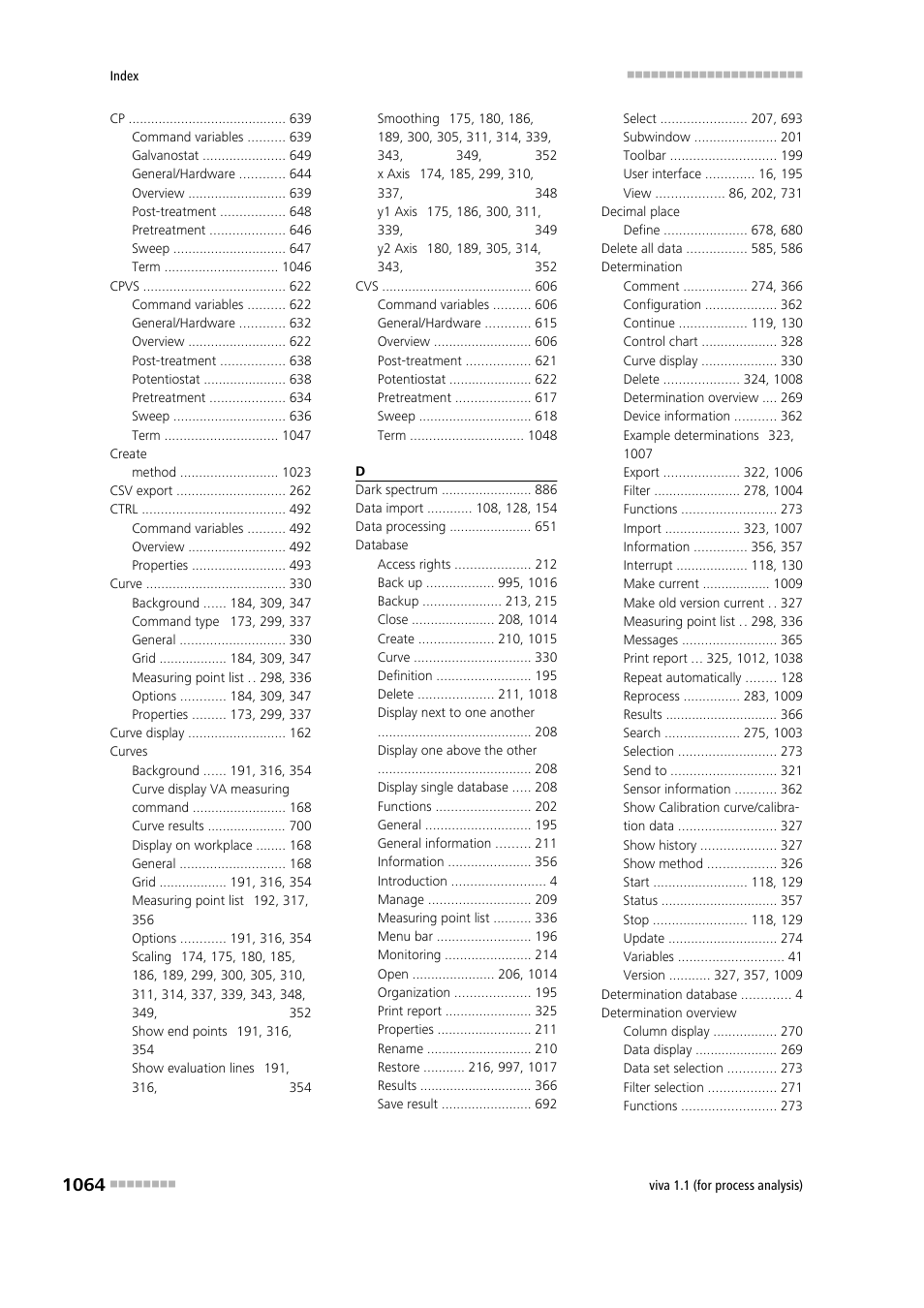 Metrohm viva 1.1 (ProLab) User Manual | Page 1076 / 1085