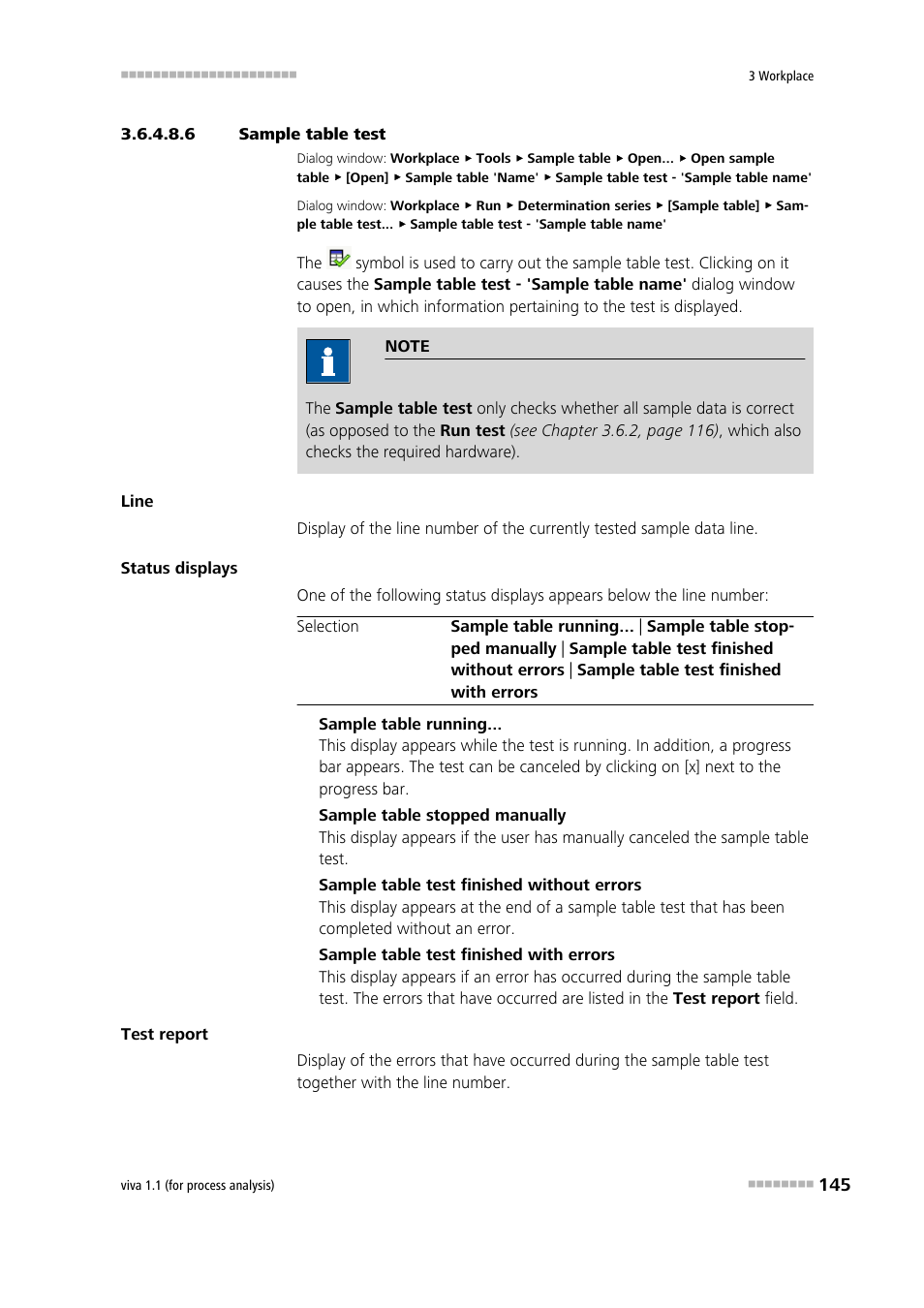 6 sample table test | Metrohm viva 1.1 (ProLab) User Manual | Page 157 / 1085