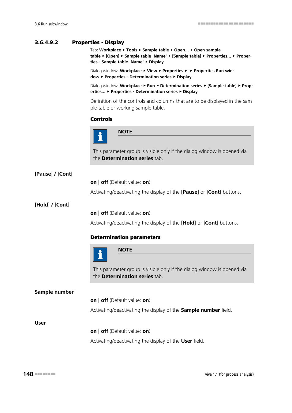 2 properties - display | Metrohm viva 1.1 (ProLab) User Manual | Page 160 / 1085