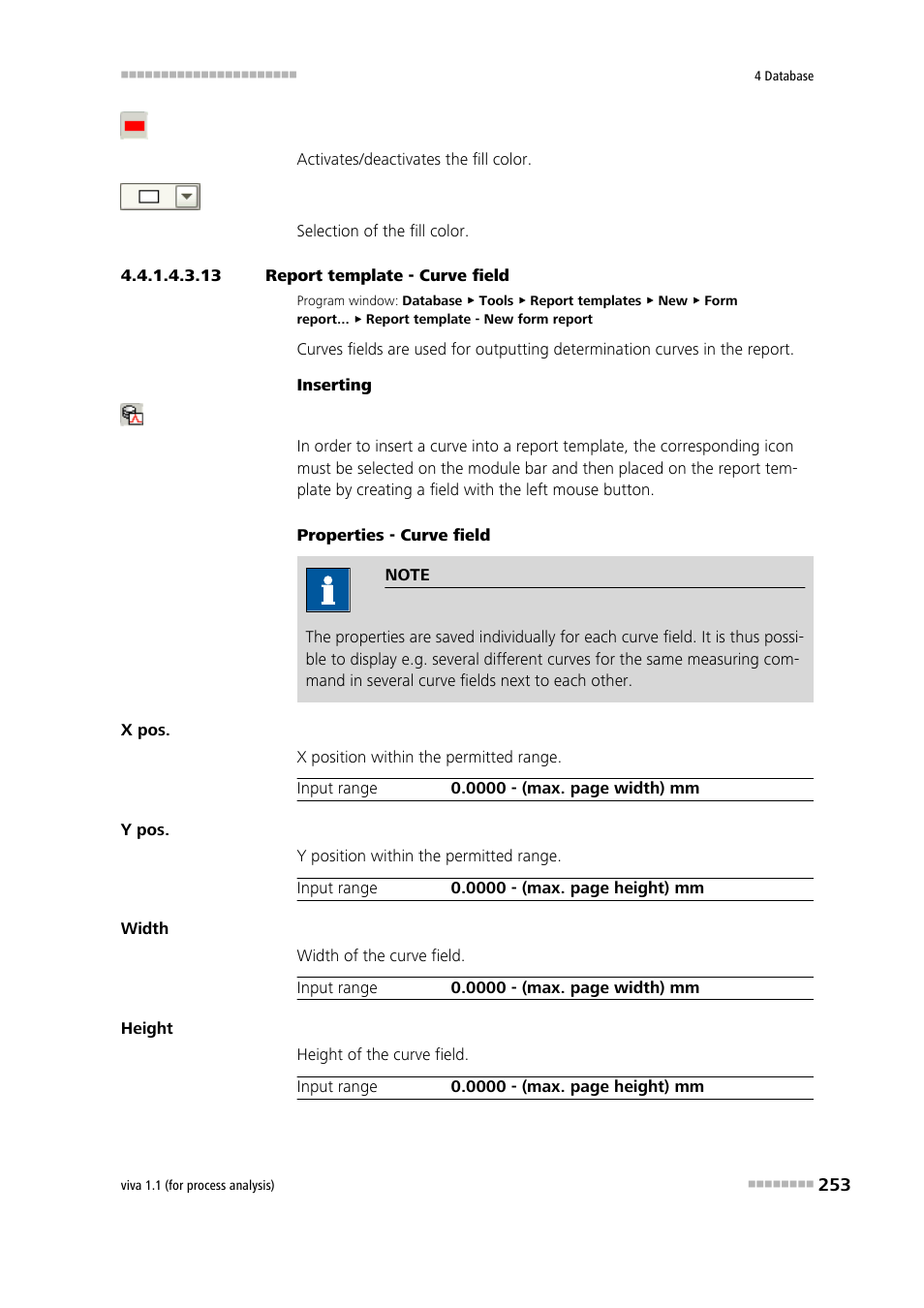 13 report template - curve field, Curve | Metrohm viva 1.1 (ProLab) User Manual | Page 265 / 1085